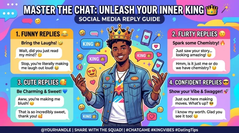 Replies when a girl calls you king