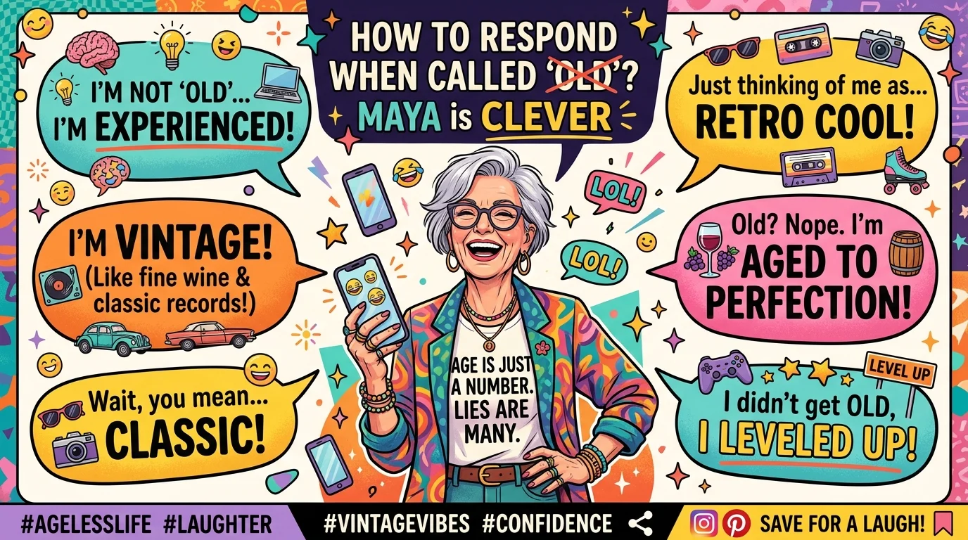 Responses to being called old