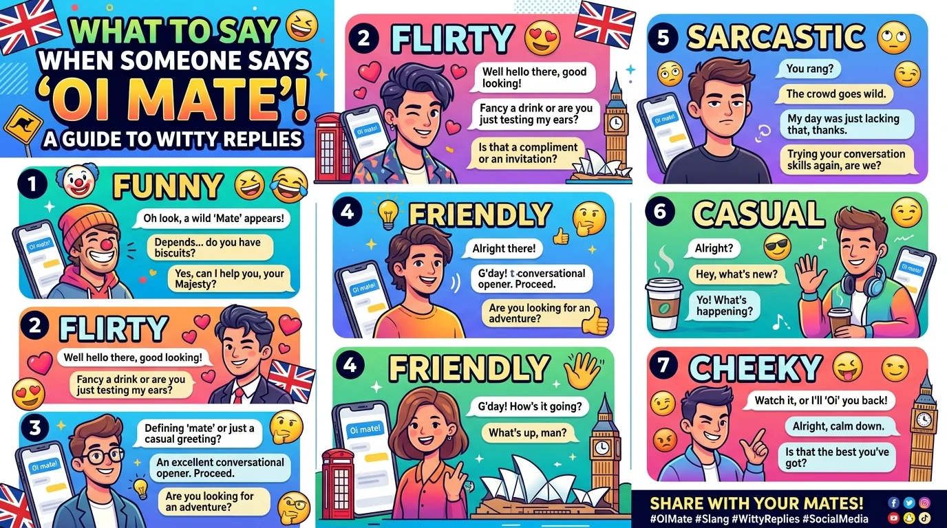 Responses to oi mate