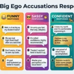 Big ego accusations responses