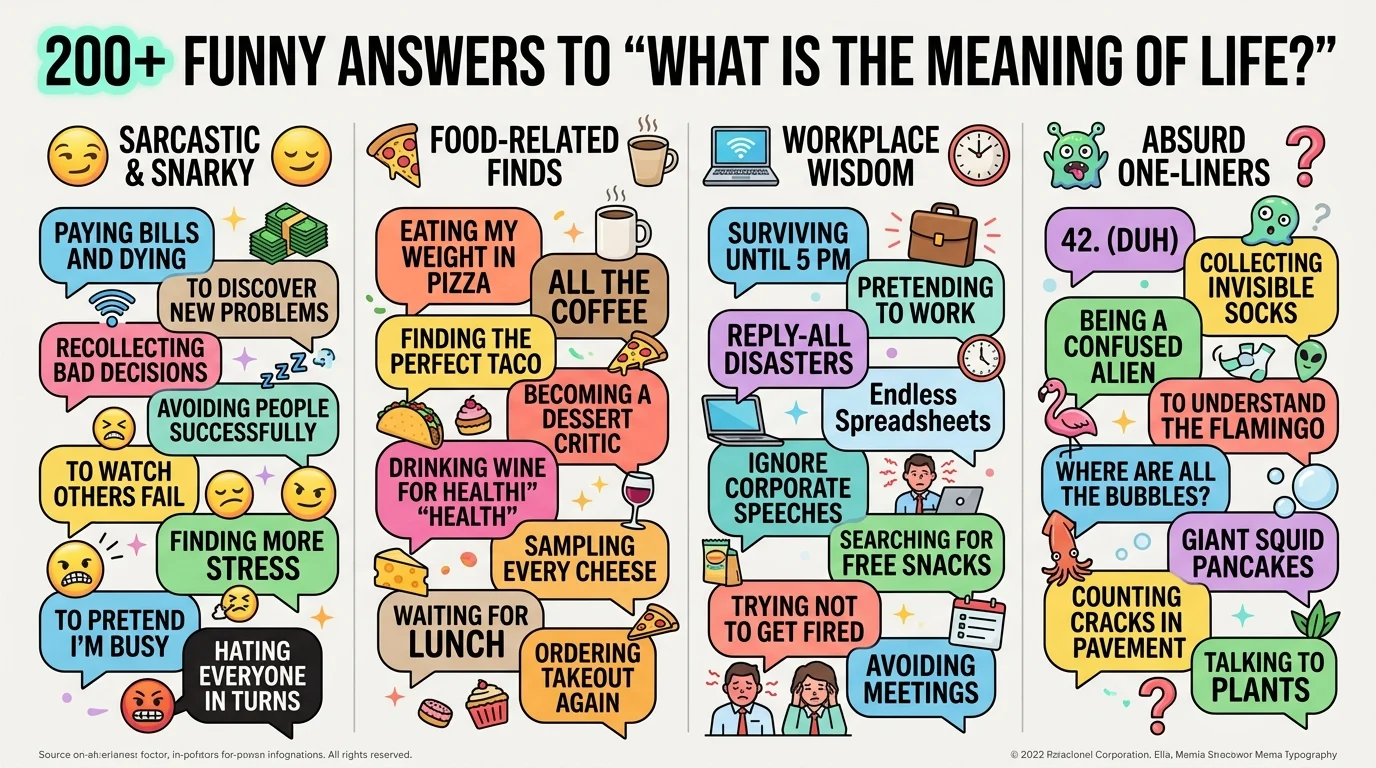 Funny answers to what is the meaning of life