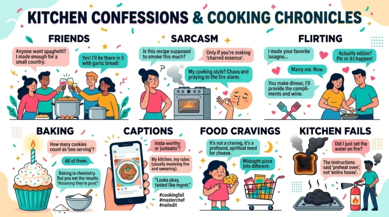 Funny replies about cooking
