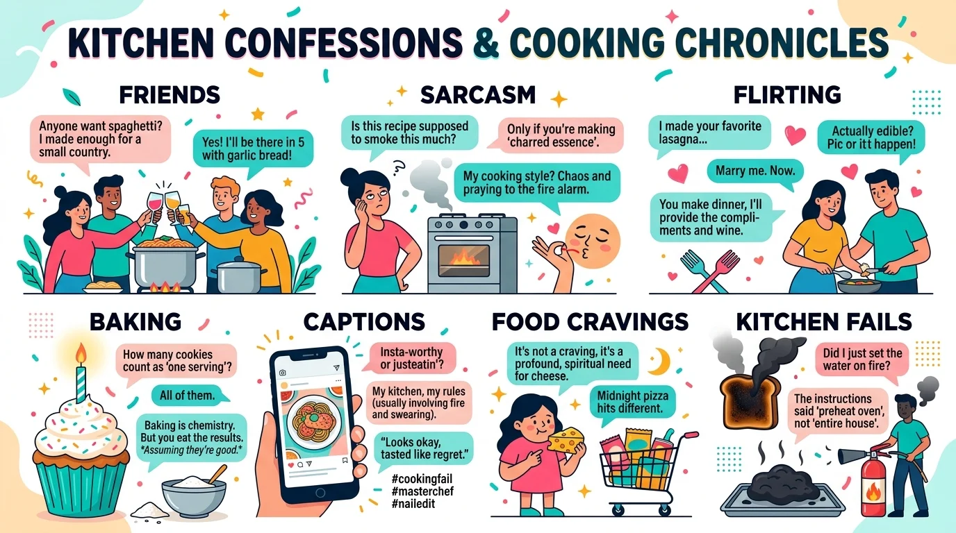 Funny replies about cooking