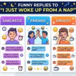 Funny replies to I just woke up from a nap