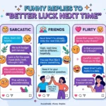 Funny replies to better luck next time