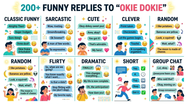 Funny replies to “okie dokie”