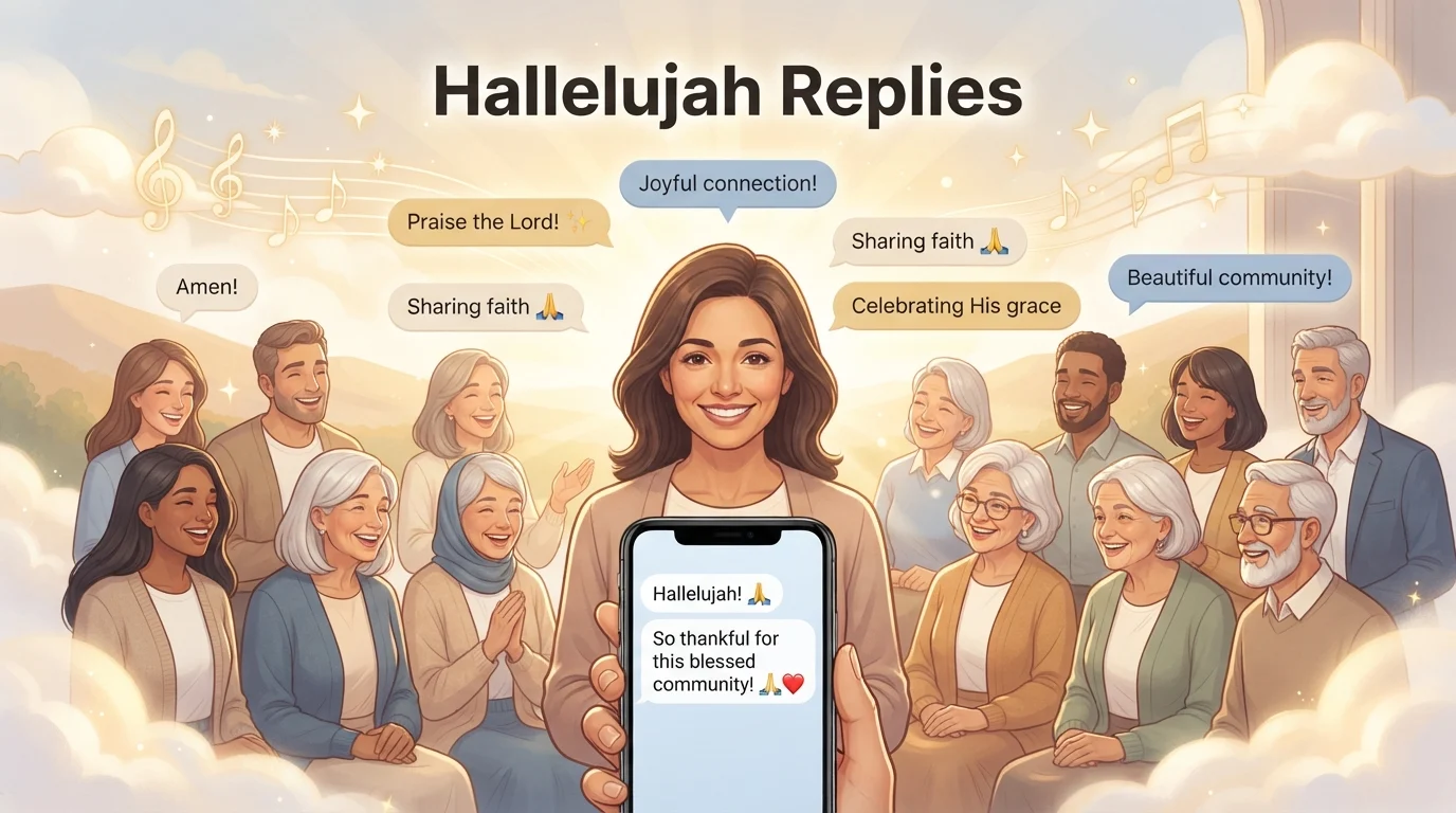 Hallelujah replies