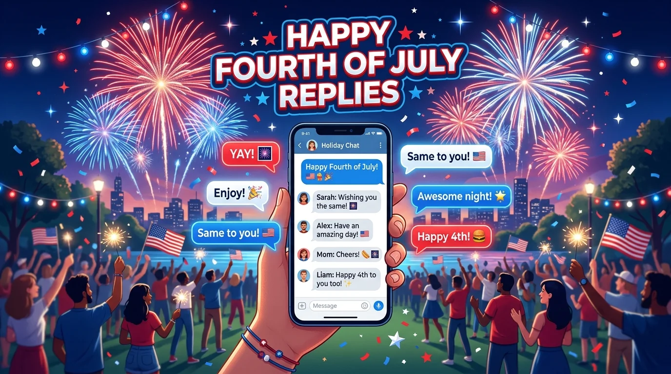 Happy Fourth of July replies