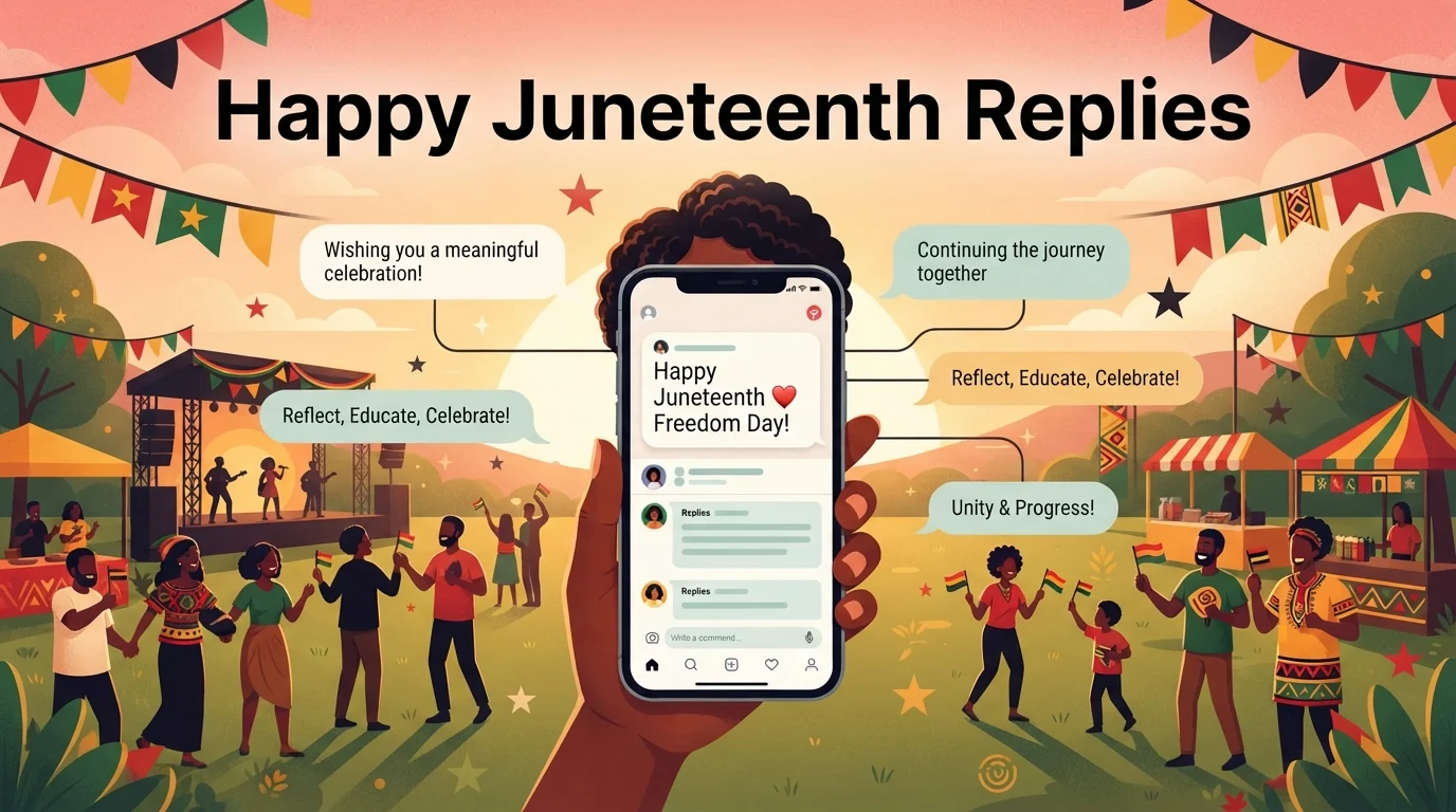Happy Juneteenth replies