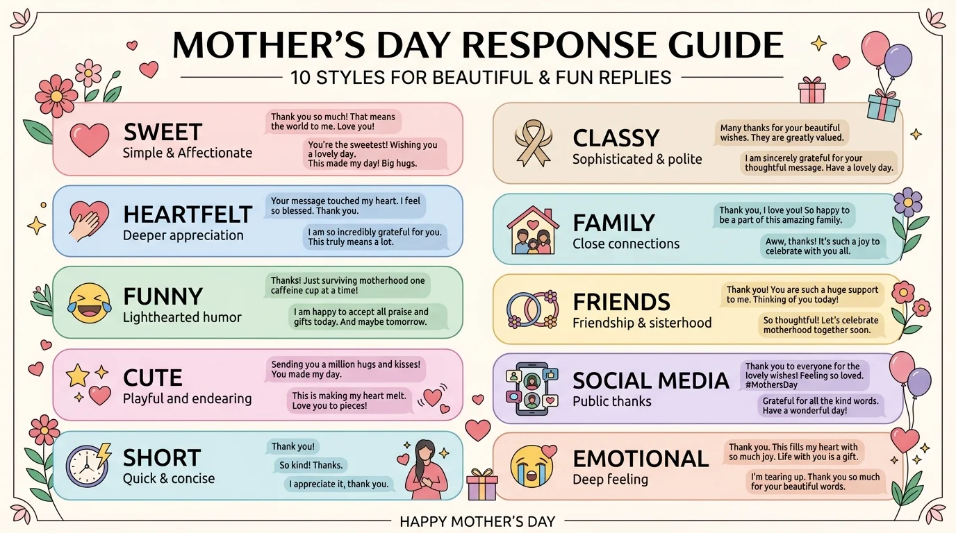 Happy Mother’s Day replies