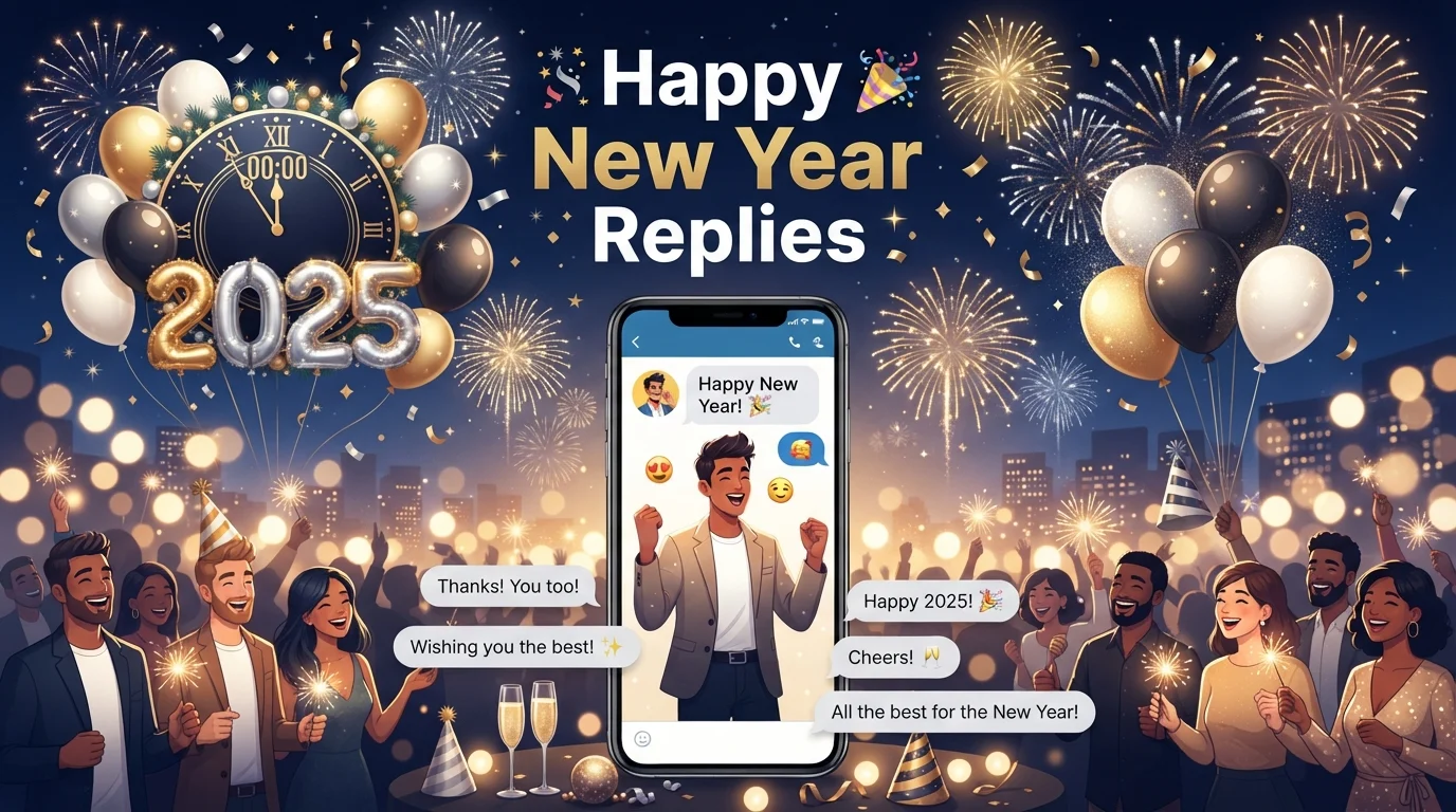 Happy New Year replies
