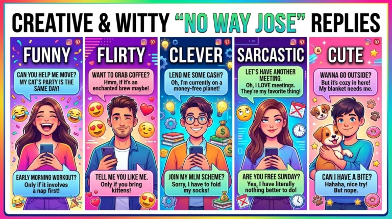 No way Jose replies