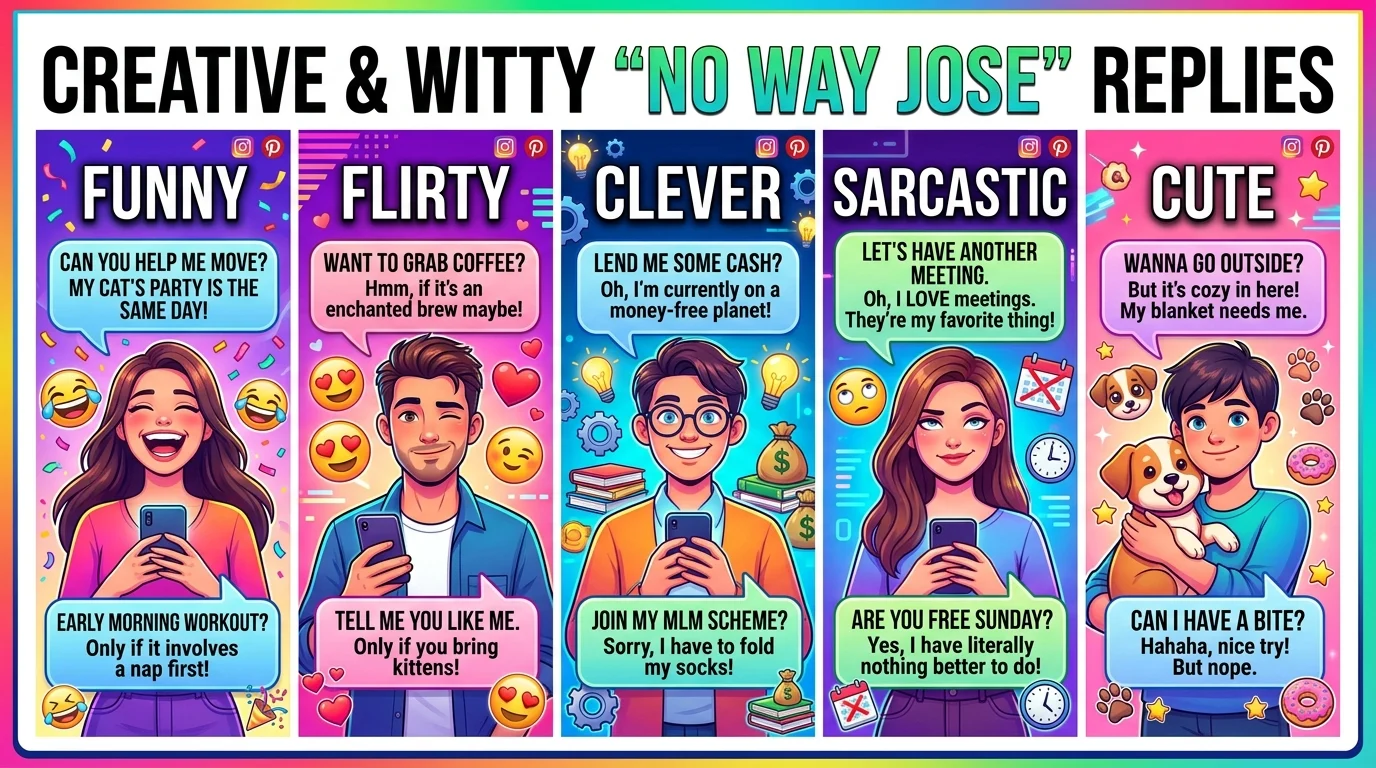 No way Jose replies