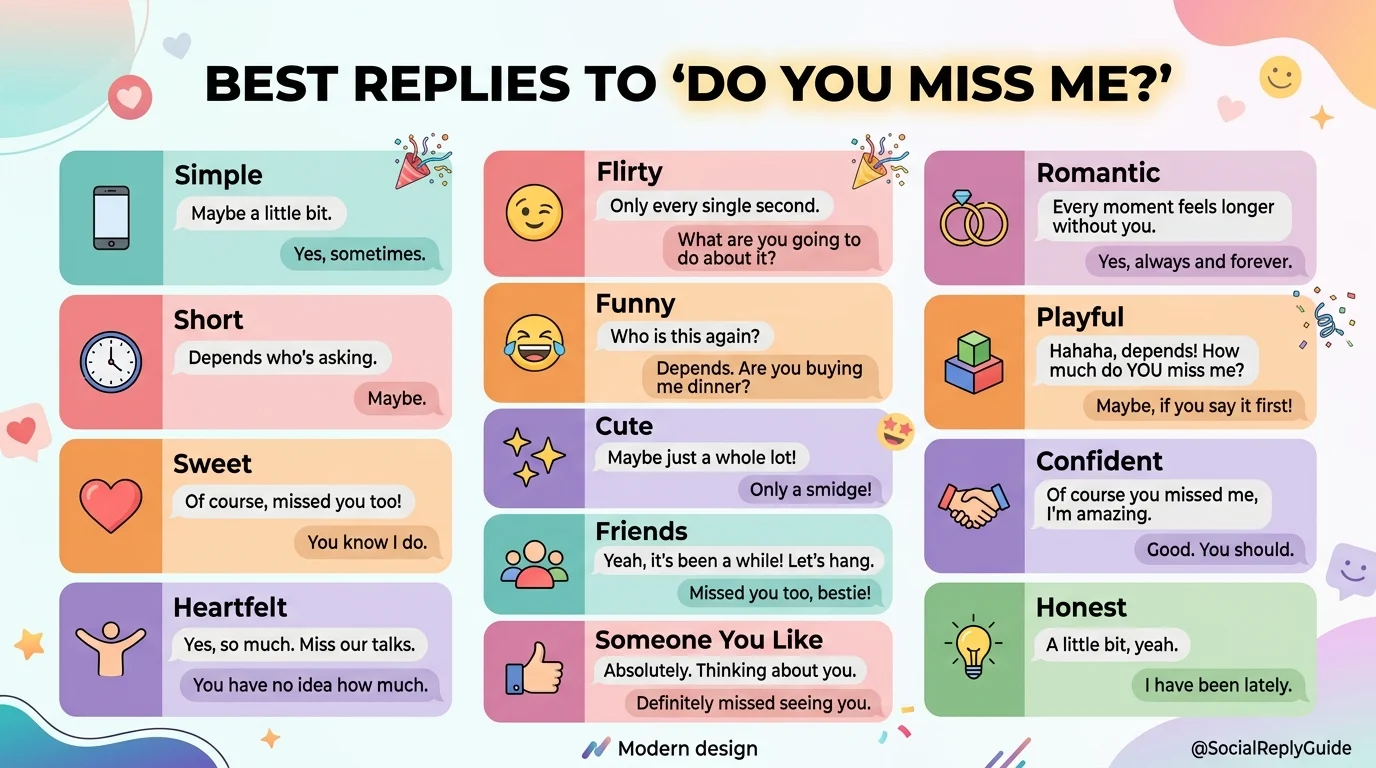 Replies to “do you miss me”