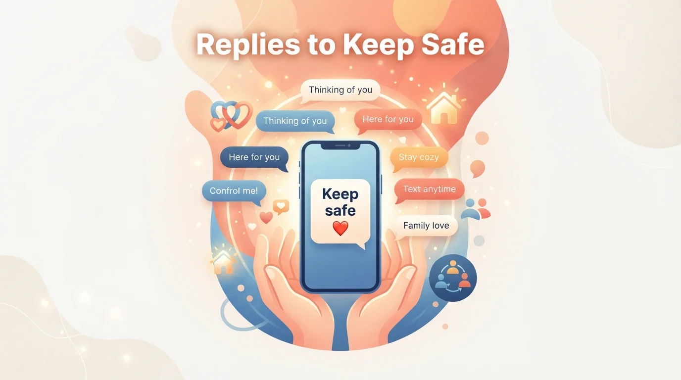 Replies to keep safe