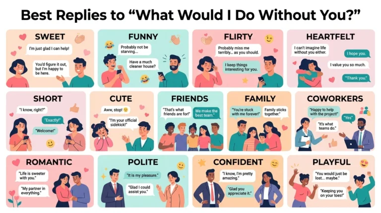 Replies to “what would I do without you”