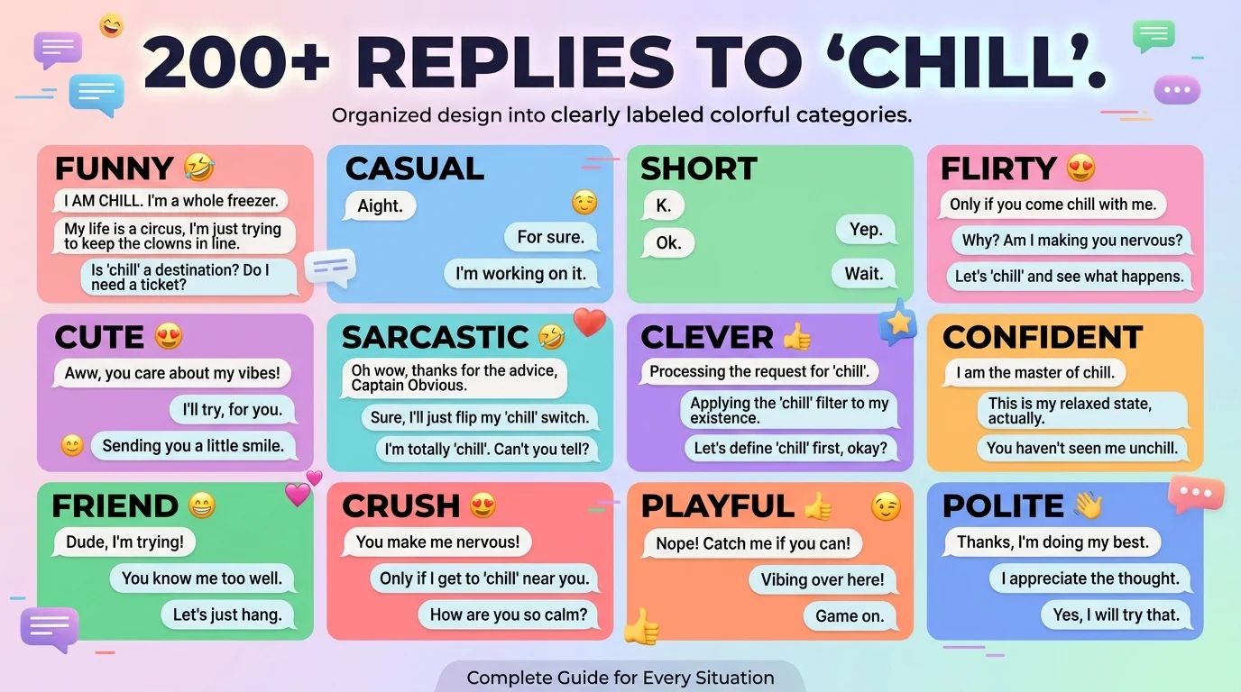 Reply to “chill”
