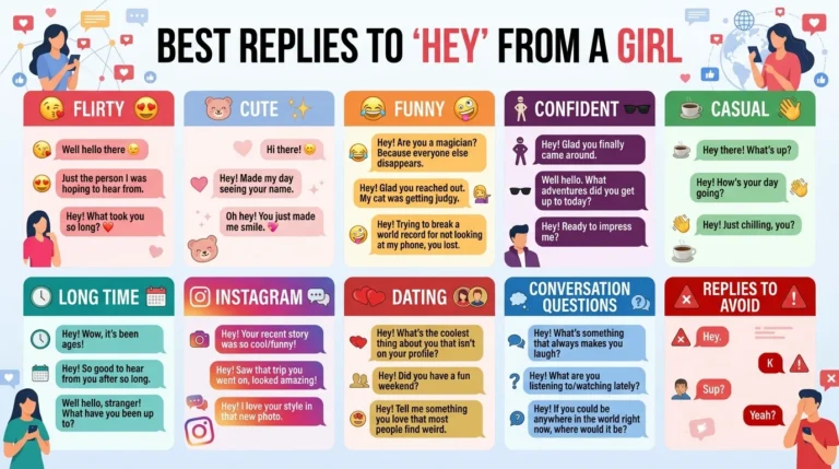 Reply to hey from a girl