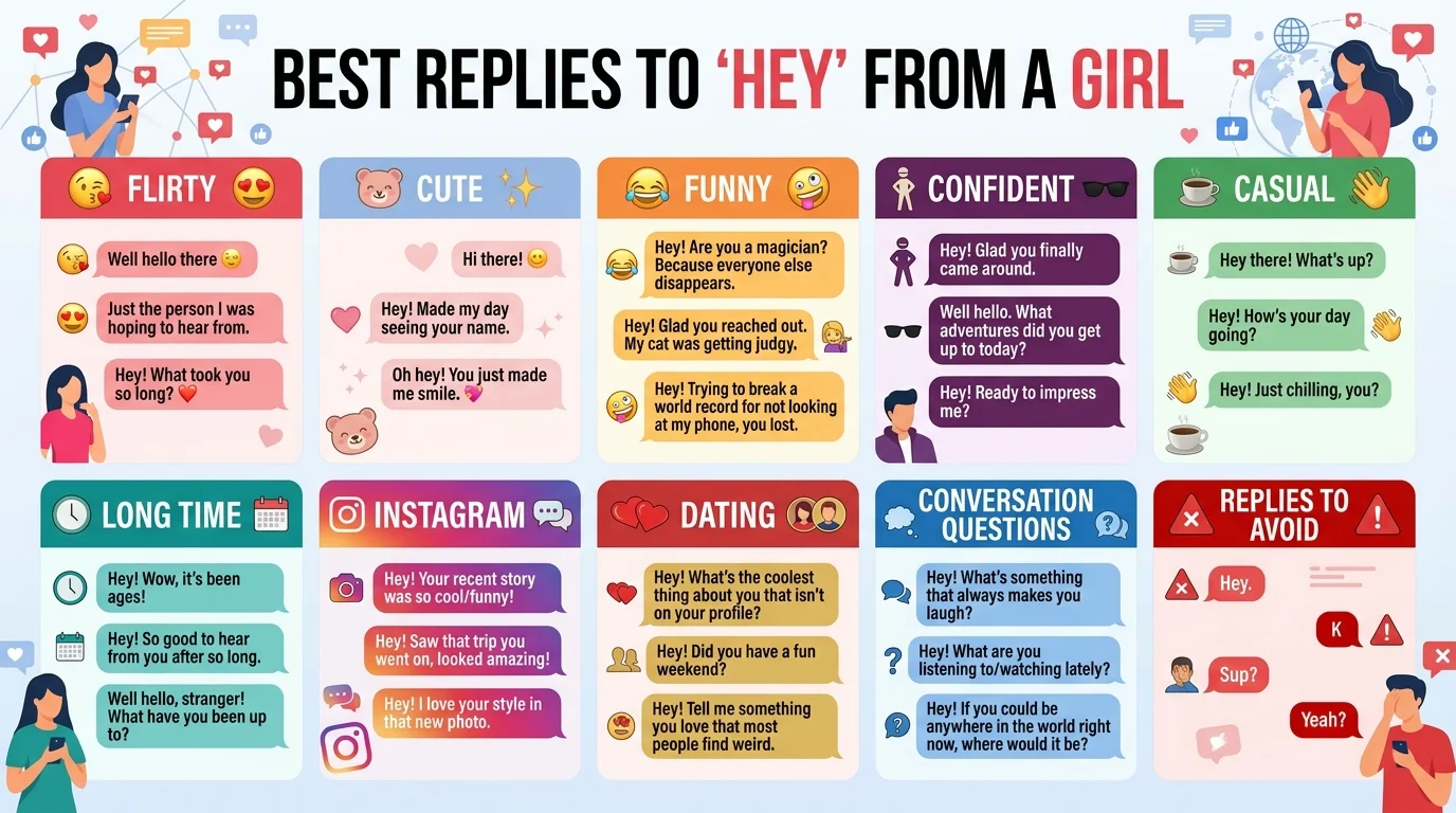 Reply to hey from a girl
