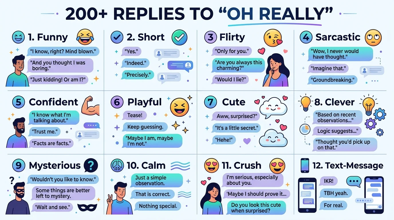 Reply to “oh really”