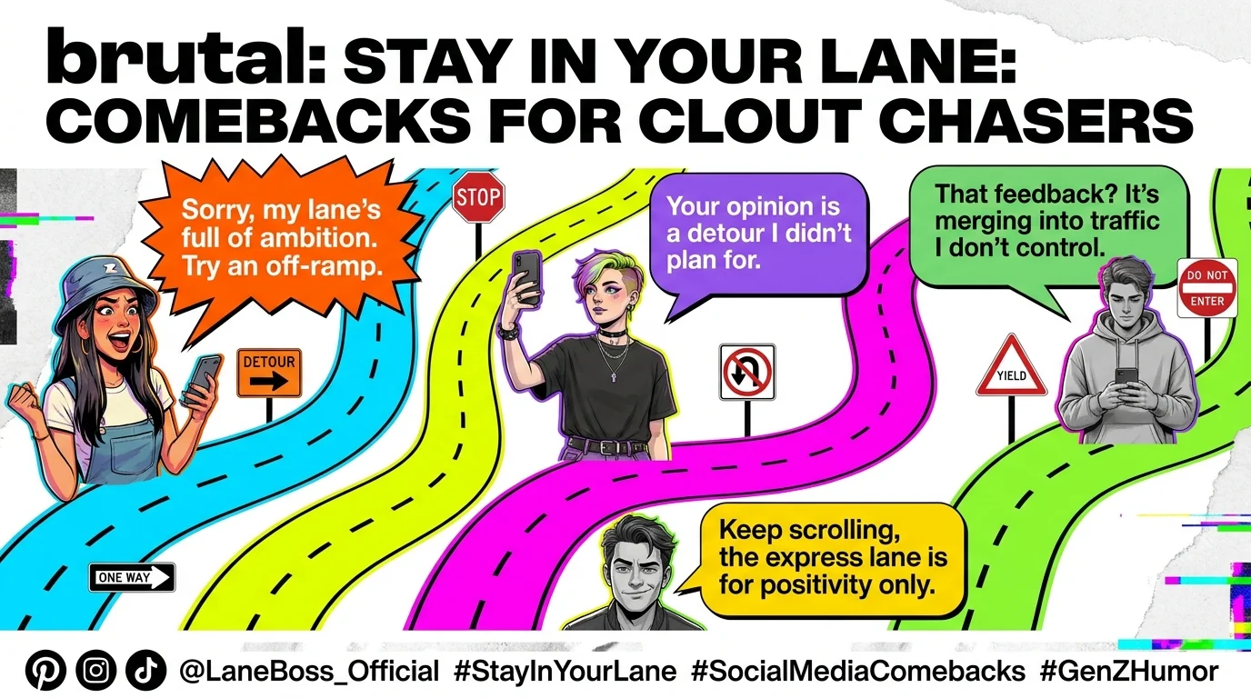 Stay in your lane comebacks