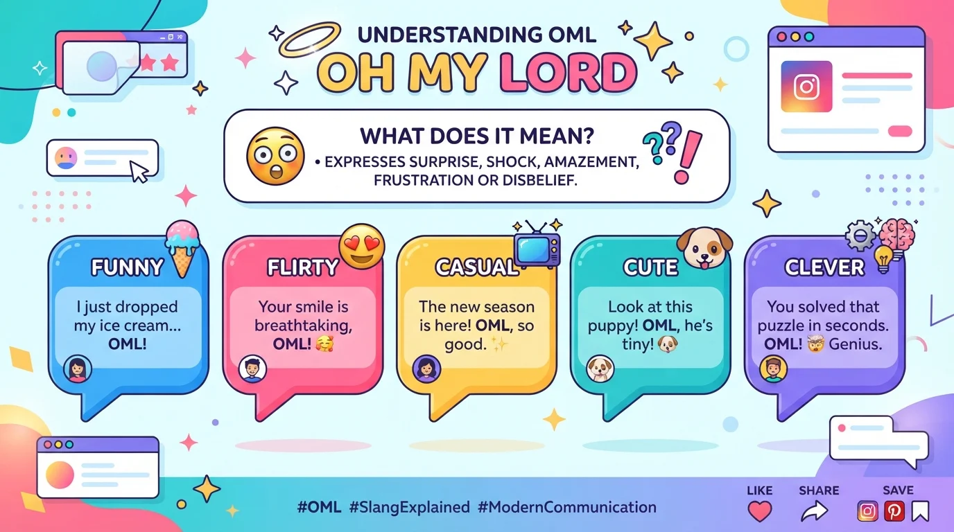 OML meaning and replies
