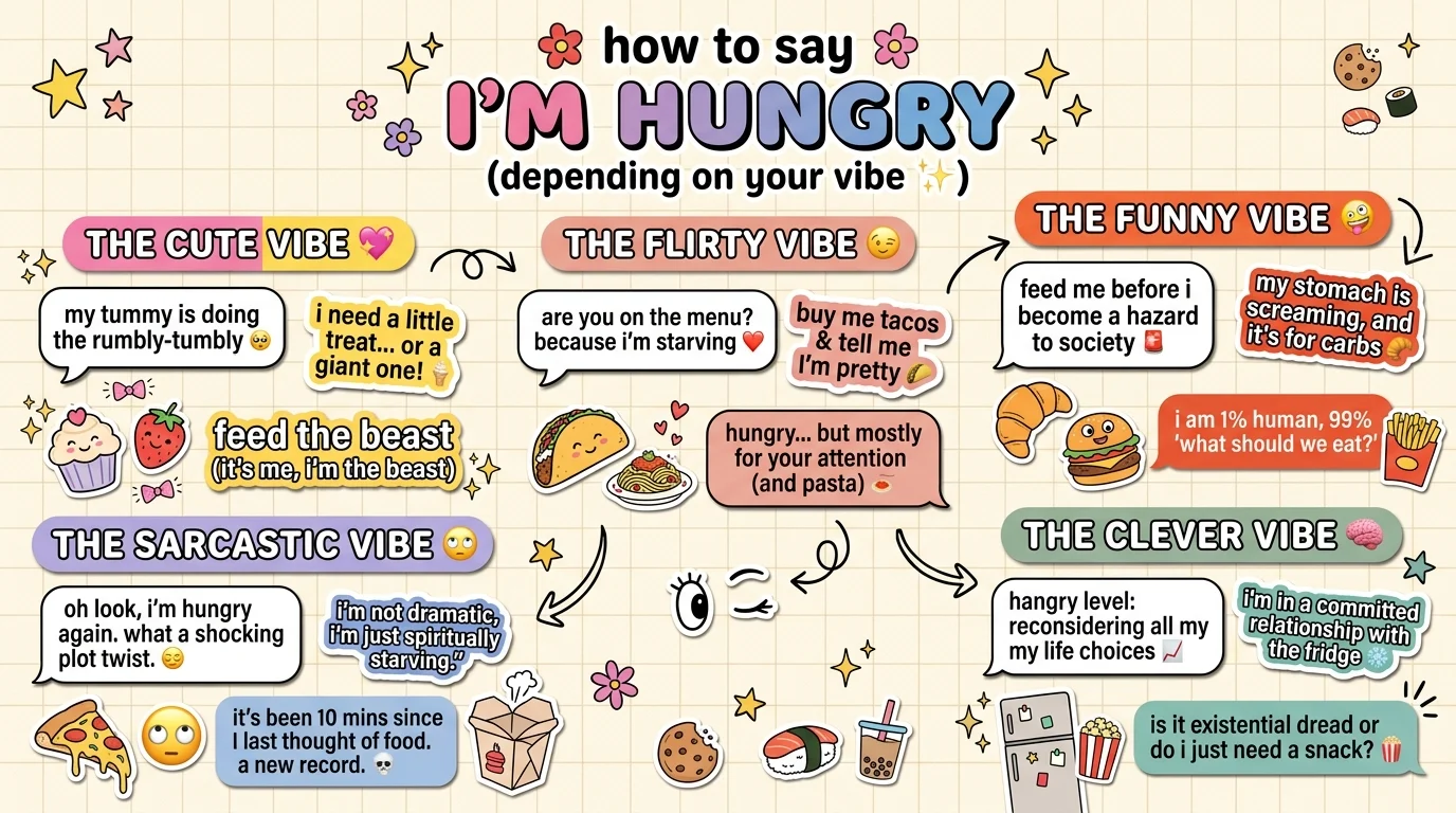 Replies to I’m hungry
