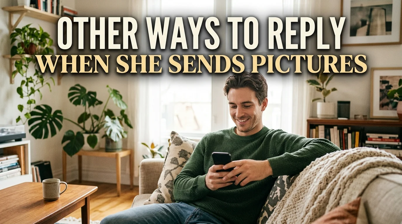 Replies when she sends pictures