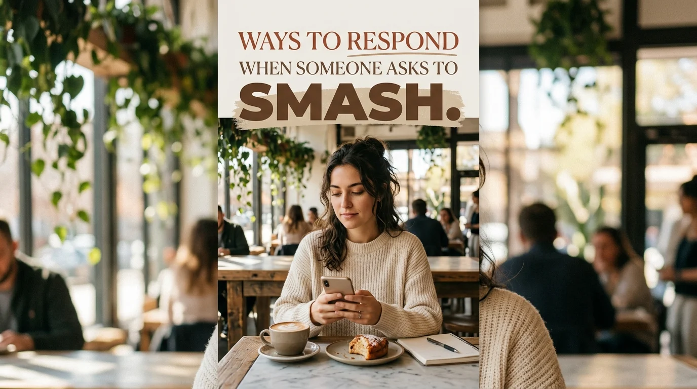 Ways to respond when someone asks to smash