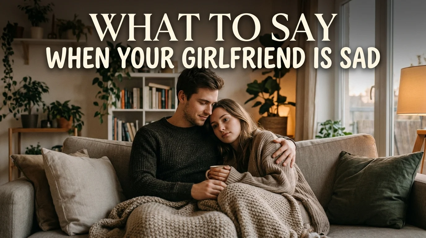 What to say when your girlfriend is sad