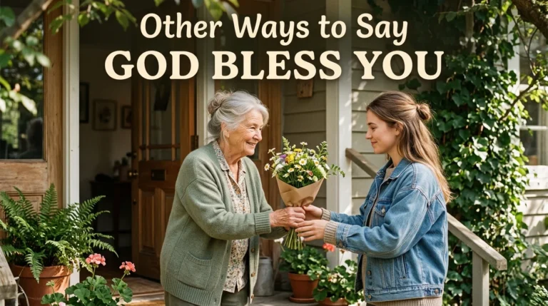other ways to say god bless you