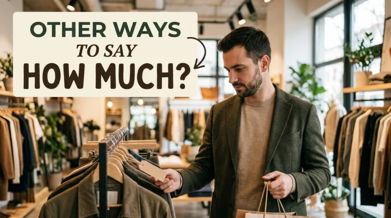 other ways to say how much
