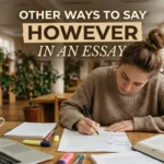 other ways to say however in an essay