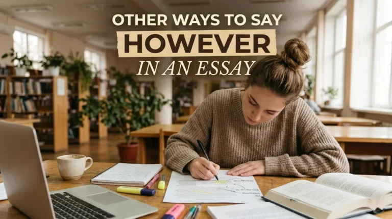 other ways to say however in an essay