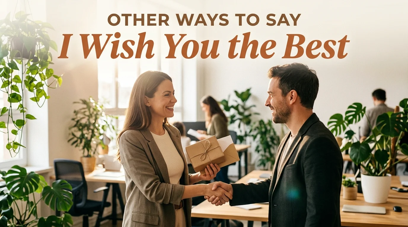 other ways to say i wish you the best