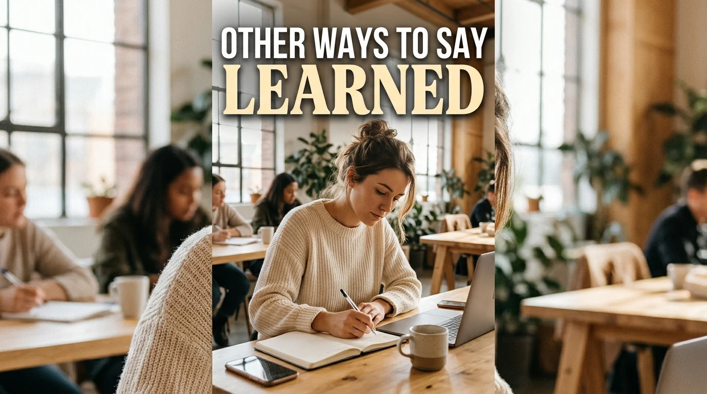 other ways to say learned
