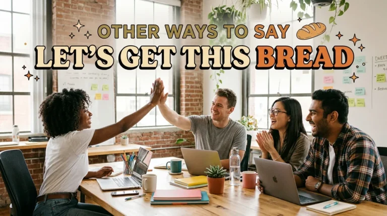 other ways to say let's get this bread