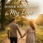 other ways to say my love