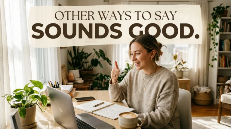 other ways to say sounds good