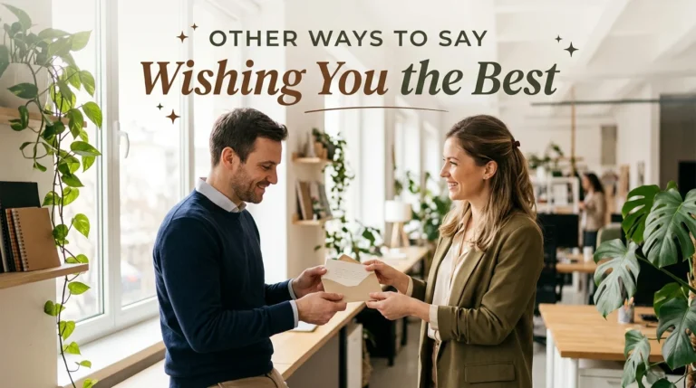 other ways to say wishing you the best